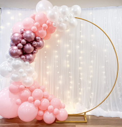 Round Garland Balloon Arch ( 1 side )